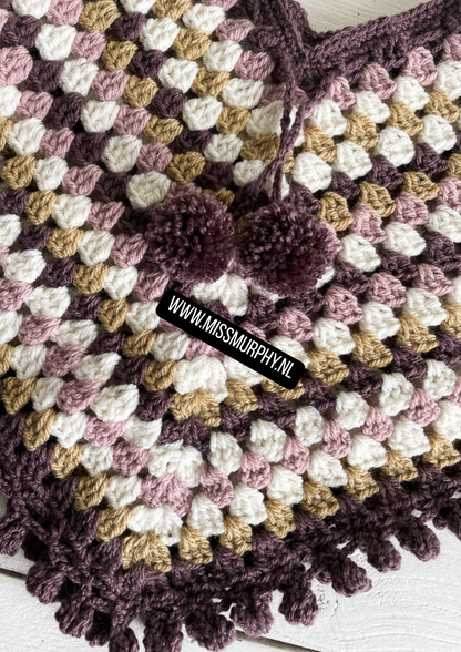 Haakpatroon PIPPA PONCHO - poncho voor peuter/kleuter/kind