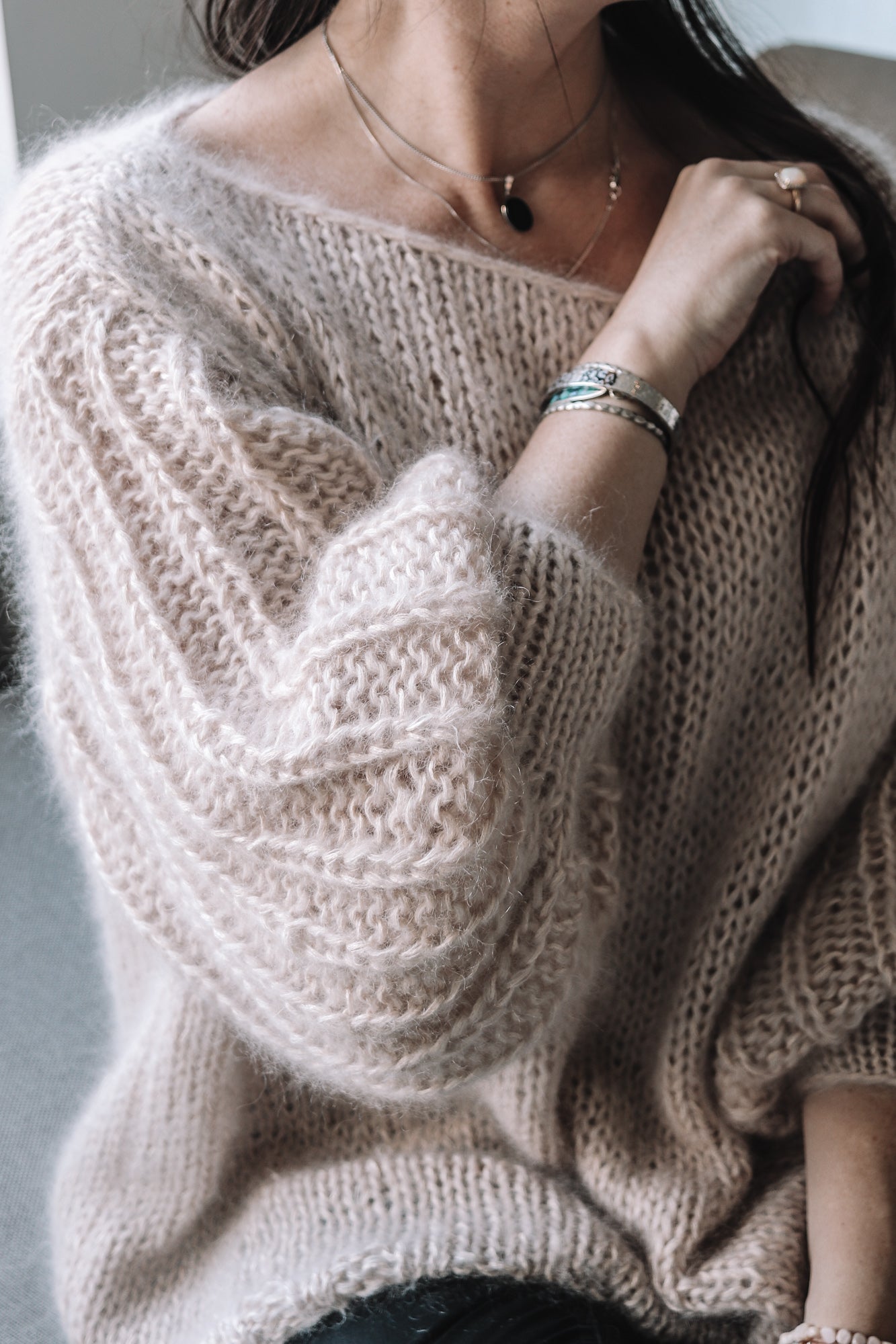 Breipatroon FANCY SLEEVES SWEATER - oversized chunky trui met speciale mouwen