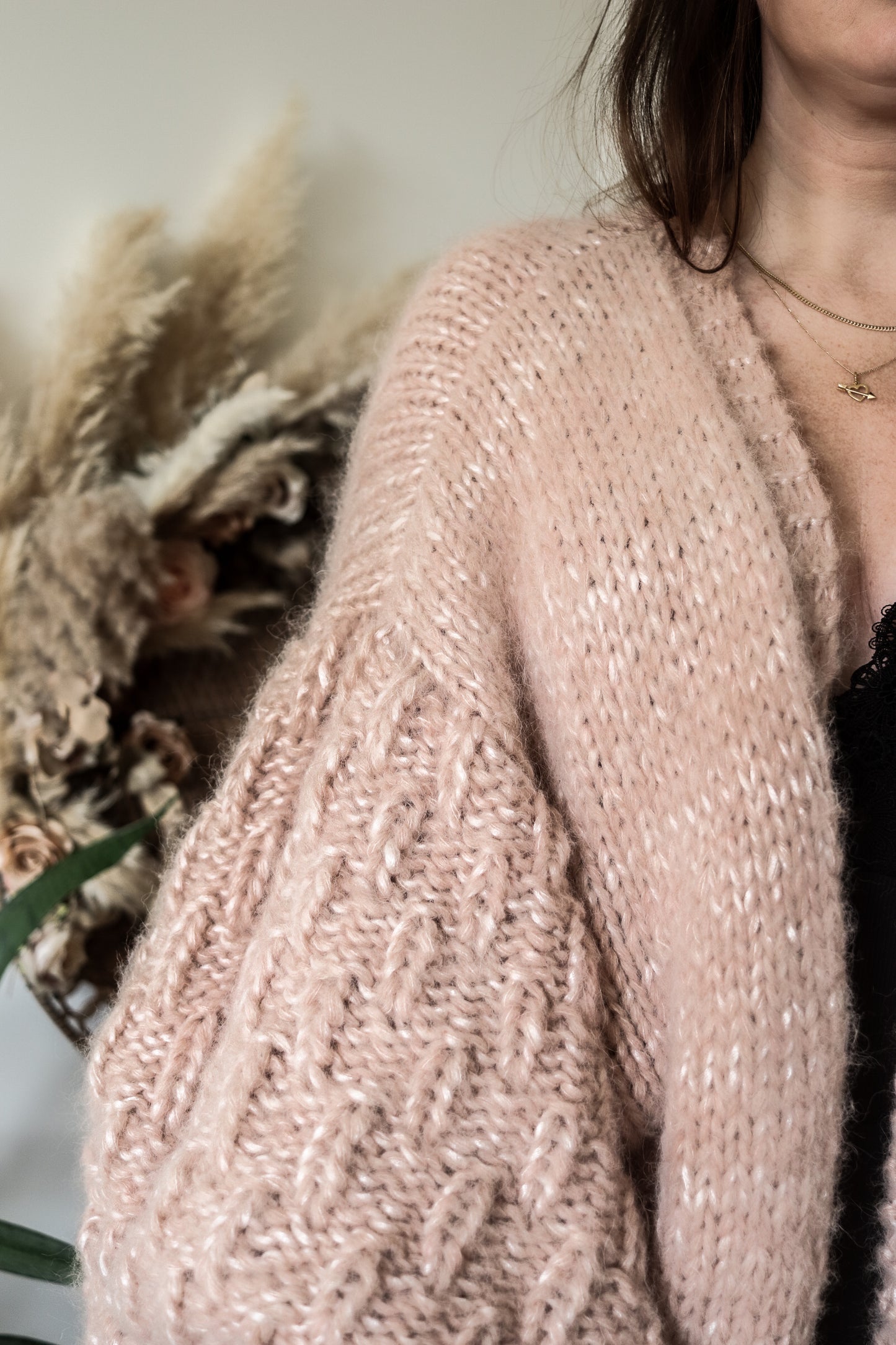 Knitting pattern TEARDROP CARDIGAN - oversized chunky cardigan with special sleeves