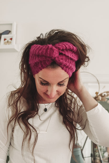 Breipatroon HAPPY HEADBAND - een gedraaide haarband / oorwarmer