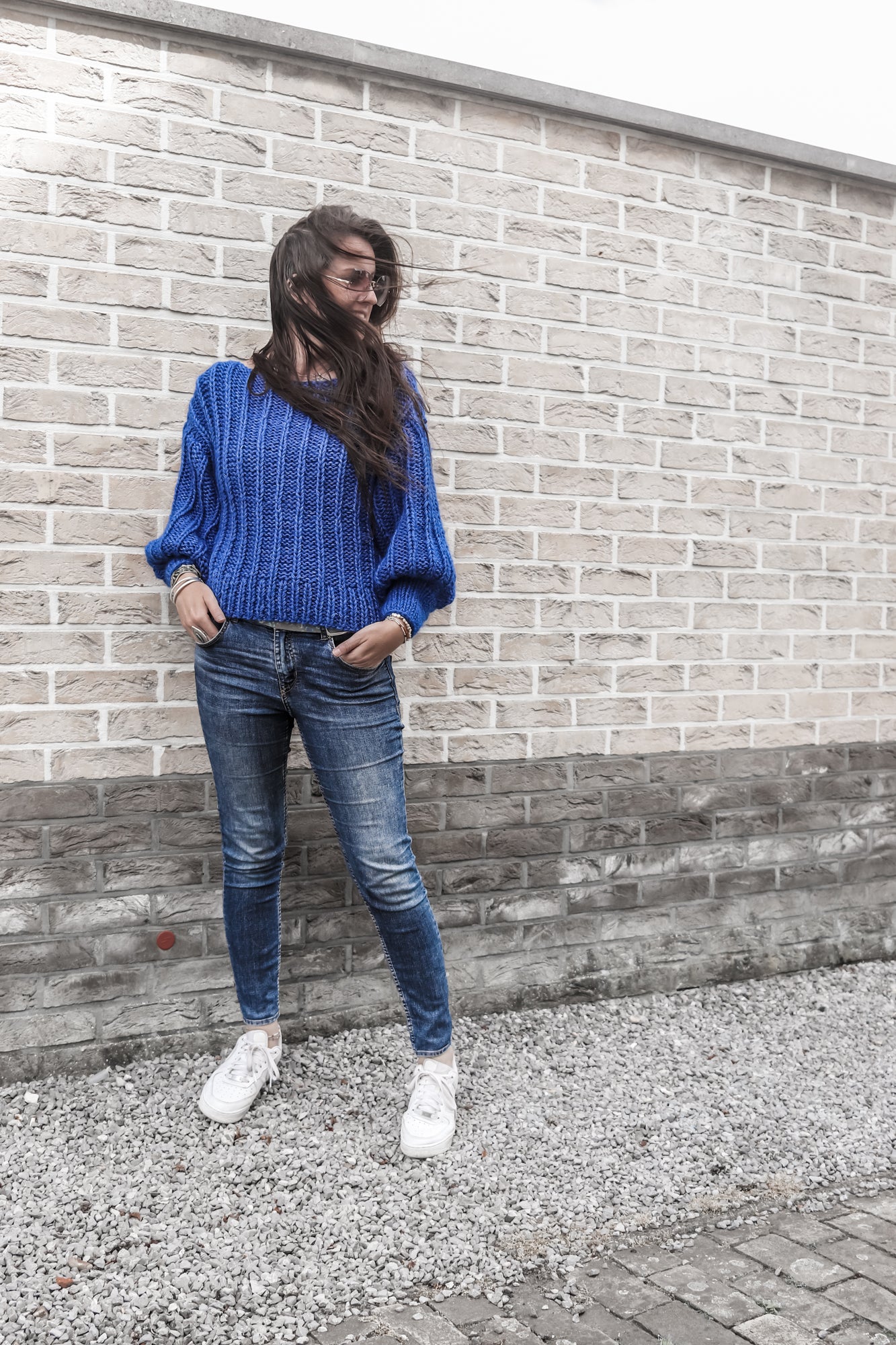 Knitting pattern NETTIE SWEATER - oversized chunky sweater with special sleeves