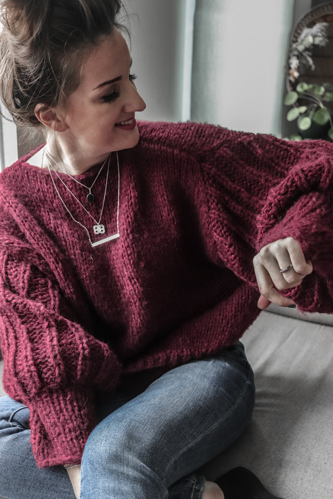 Breipatroon FANCY SLEEVES SWEATER - oversized chunky trui met speciale mouwen